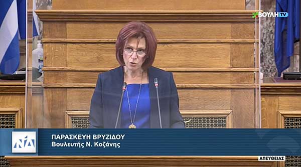 Π. Βρυζίδου: Ευνοϊκές διατάξεις που αφορούν την ΠΕ Κοζάνης και περιλαμβάνονται στο ν/σ του Υπουργείου Υγείας