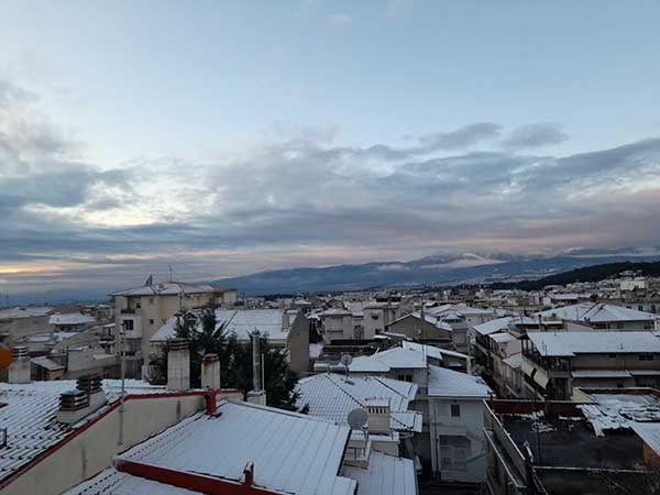 Τα πρώτα χιόνια στην Κοζάνη