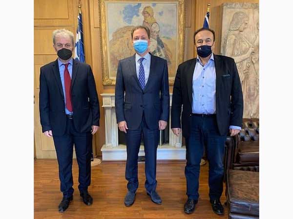 Συνάντηση με τον Υπουργό Αγροτικής Ανάπτυξης Σπήλιο Λιβανό είχαν οι βουλευτές Γιώργος Αμανατίδης και Γιάννης Αντωνιάδης