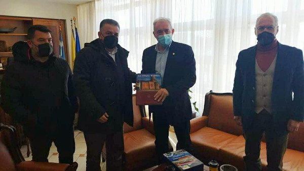 Υποδοχή του Καθηγητή Σεισμολογίας & Διαχείρισης Φυσικών Καταστροφών Δρ. Ευθύμιου Λέκκα στην Π.Ε. Καστοριάς