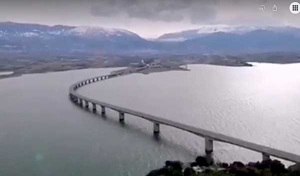 Σημερινά πλάνα από την παγωμένη Νεράιδα (βίντεο)