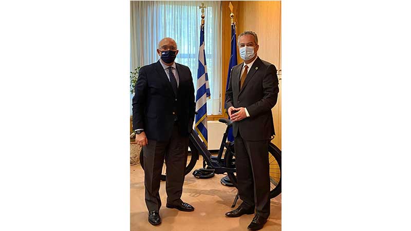 Συνάντηση του υφυπουργού Μεταφορών Μιχάλη Παπαδόπουλου με τον Δήμαρχο Παπάγου – Χολαργού Ηλία Αποστολόπουλο για τις πράσινες μεταφορές