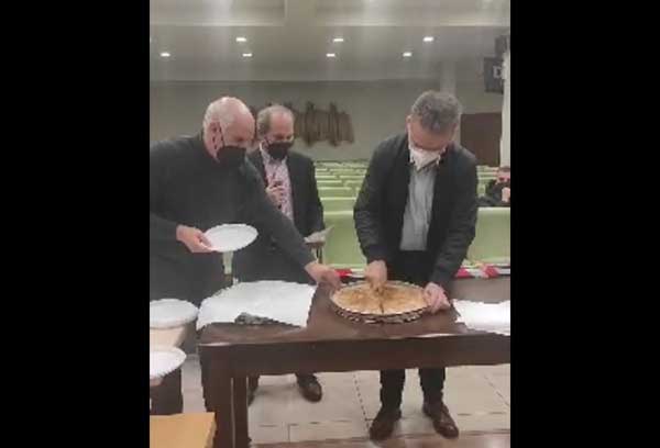 Κοπή πίτας στο δημοτικό συμβούλιο Κοζάνης