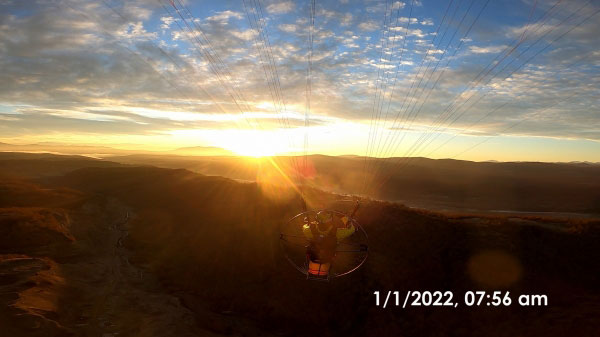 Η πρώτη πτήση paramotor έγινε στα Γρεβενά