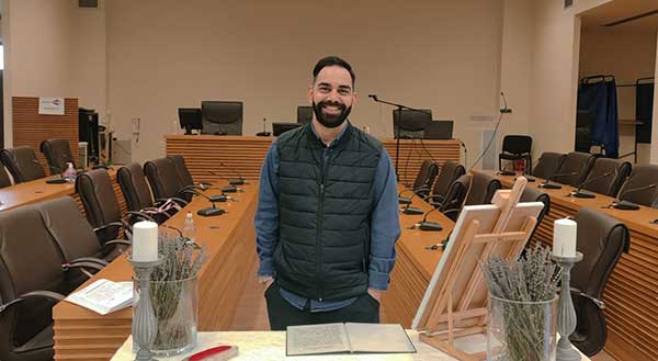 Αναστάσιος Ραφαηλίδης: Σήμερα τέλεσα τον πρώτο πολιτικό γάμο ως Αντιδήμαρχος
