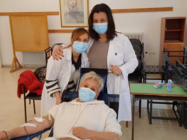 Πραγματοποιήθηκε με επιτυχία η αιμοδοσία στην Αιανή από τη Σταγόνα Ελπίδας