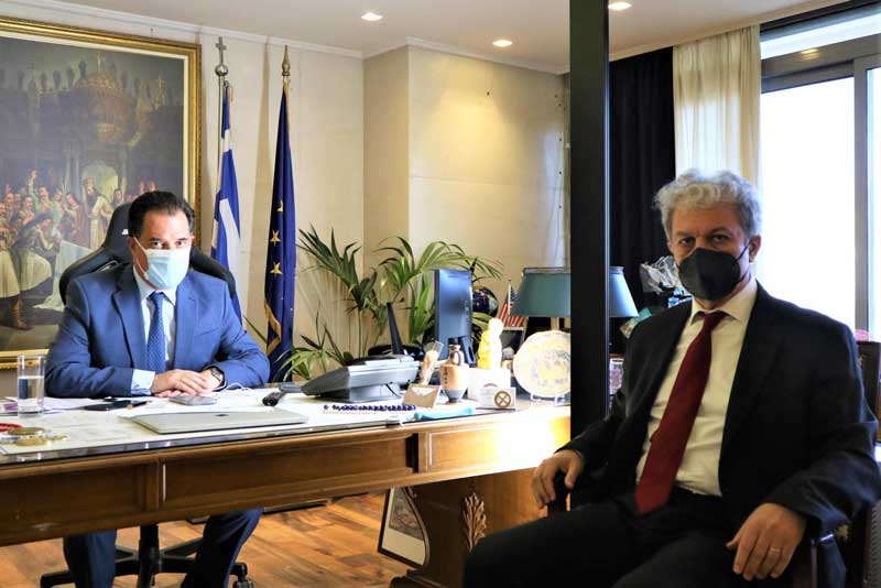 Με τον Άδωνι Γεωργιάδη συναντήθηκε ο Γιώργος Αμανατίδης