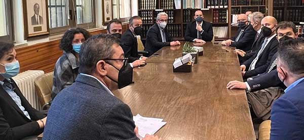 Επίσκεψη του Υφυπουργού Δικαιοσύνης Γ. Κώτσηρα στα γραφεία του Δικηγορικού Συλλόγου Κοζάνης