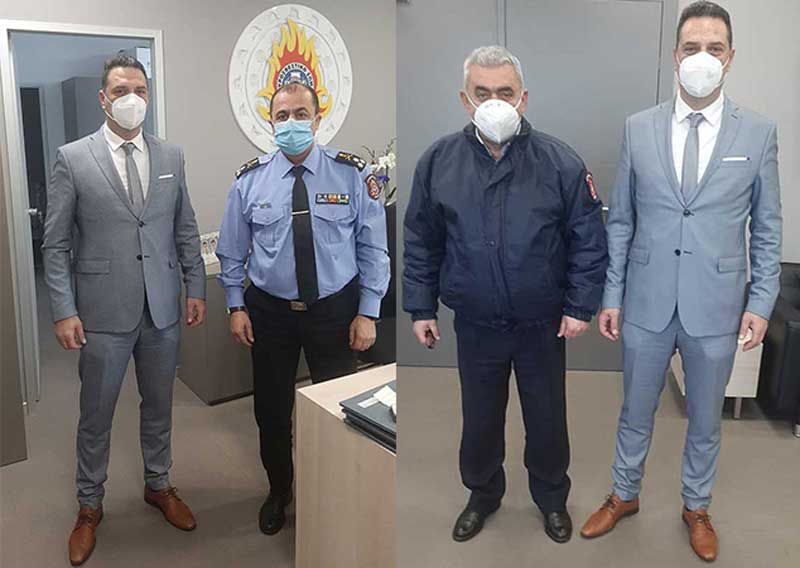 Το Αρχηγείο του Πυροσβεστικού Σώματος επισκέφθηκε ο κ. Παναγιώτης Ανδρεόπουλος