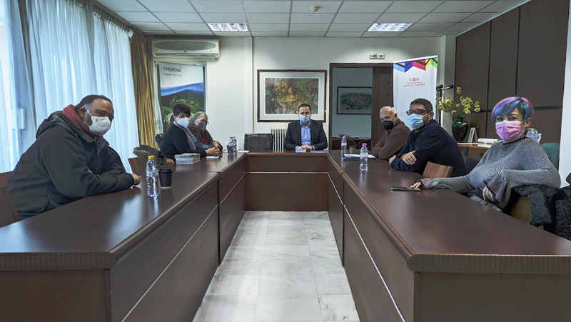 Συνάντηση του Αντιπεριφερειάρχη Γρεβενών με τον συντονιστή φορέα και την επιστημονική ομάδα του Γεωπάρκου Γρεβενών – Κοζάνης