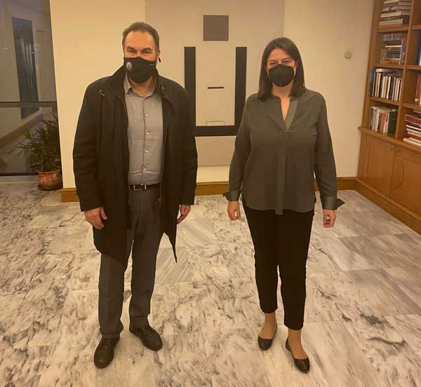 Συνάντηση του Δημάρχου Φλώρινας με την Υπουργό Παιδείας για τη μοριοδότηση των μαθητών της Γ’ Λυκείου