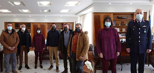 Συνάντηση της Αντιπεριφερειάρχη Καστοριάς με αντιπροσωπεία της Ένωσης Αστυνομικών Υπαλλήλων Καστοριάς και τον Γεν. Περιφ. Αστυνομικό Δ/ντή Δ. Μακεδονίας