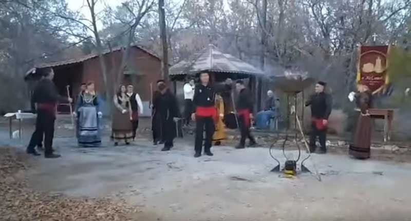 Στα γυρίσματα του φανού “Η Κόζιανη” στο δάσος Κουρί (video)