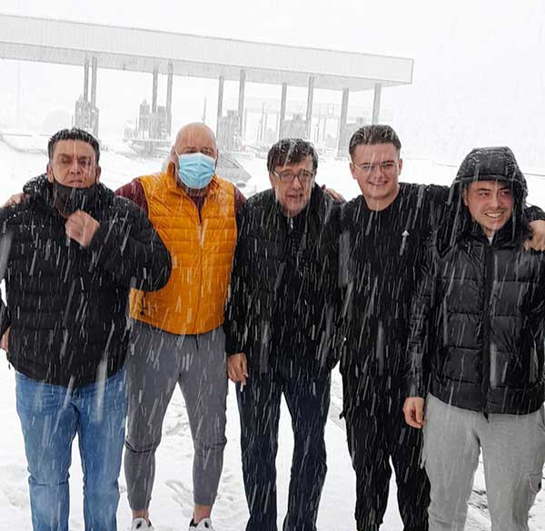 Τα Λιοντάρια της Κοζάνης στο δρόμο για τον αγώνα με τη Λευκίμμη Κέρκυρας