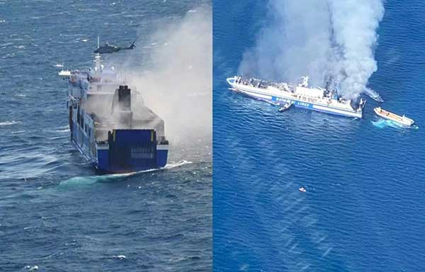 Ξεγέλασε το θάνατο ξανά – Επιβάτης του φλεγόμενου πλοίου στην Κέρκυρα ήταν και στο Norman Atlantic