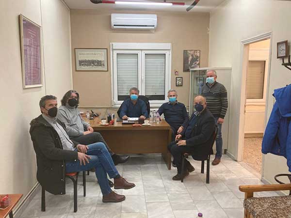 Συνάντηση του Δημάρχου Σερβίων Χρήστου Ελευθερίου με τους αντιπεριφερειάρχες οικονομικών κ.Μενέλαο Μακρυγιάννη και αγροτικής ανάπτυξης κ.Λάμπρο Χατζηζήση