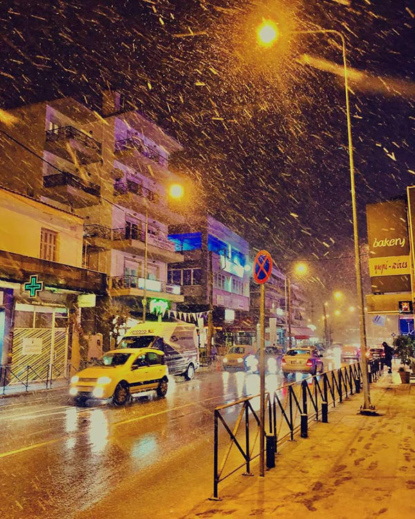 Κοζάνη πριν από λίγο στο ύψος του Βερόπουλου
