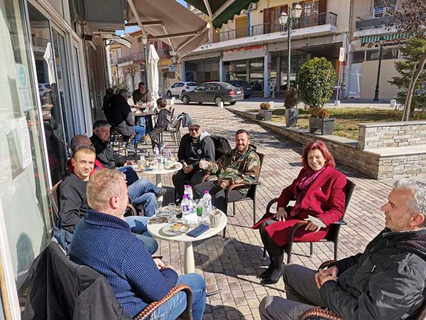 Τον Κρόκο επισκέφτηκε η Παρασκευή Βρυζίδου