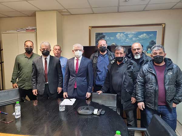 Συνάντηση του Γιώργου Αμανατίδη με τον Πρόεδρο του ΕΛΓΑ Α. Λυκουρέντζο