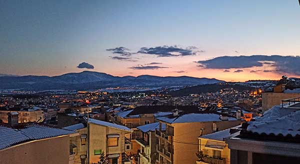 Σούρουπο στην Κοζάνη μέσα από το φακό της Στέλλας Δέσσου