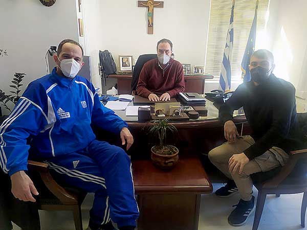 Δήμαρχος Φλώρινας προς Πρωταθλητή Κλειστού Στίβου Σ. Κεσίδη: Οφείλουμε να στεκόμαστε δίπλα στους αθλητές μας