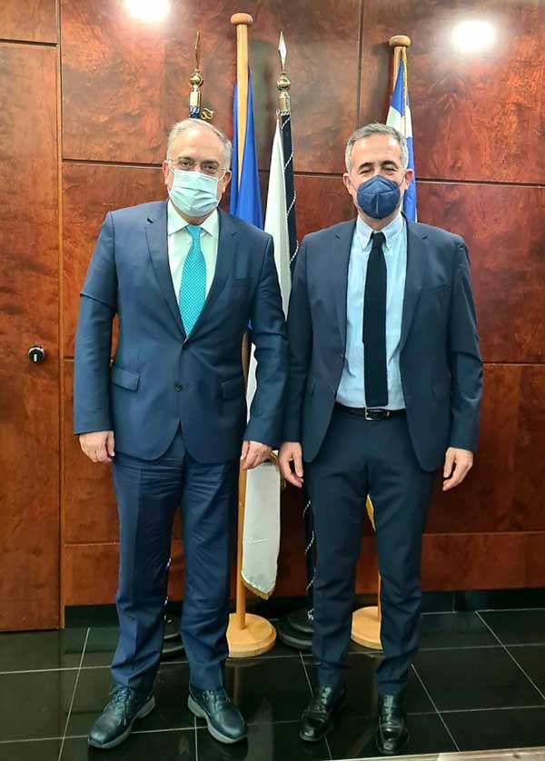Συνεργασία του Στάθη Κωνσταντινίδη με τον υπουργό Προστασίας του Πολίτη Παναγιώτη Θεοδωρικάκο