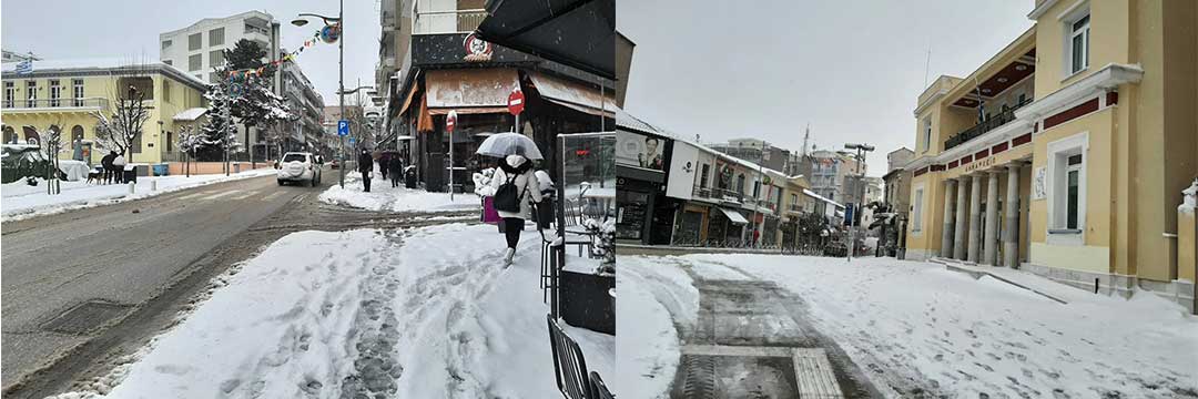 Πολύ χιόνι στην Κοζάνη-40 με 50 πόντοι στα χωριά
