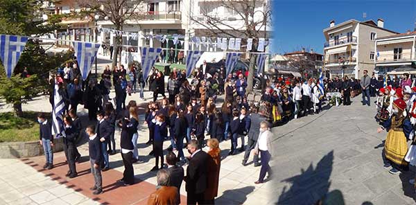 Εορτασμός της 25ης Μαρτίου στον Κρόκο και στην Άνω Κώμη