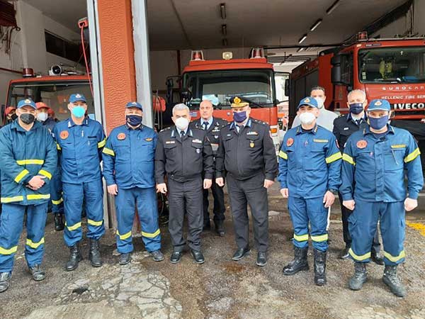 ΠΕ.ΠΥ.Δ. Δυτ. Μακεδονίας: Eπίσκεψη πραγματοποίησε ο Αρχηγός του Πυροσβεστικού Σώματος, Αντιστράτηγος ΠΣ Αλέξιος Ράπανος