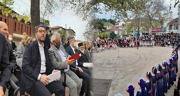 Ο Νίκος Ανδρουλάκης στην Αιανή, στο πανάρχαιο έθιμο των Λαζαρίνων