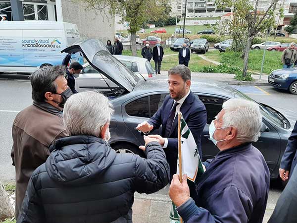 Ο Νίκος Ανδρουλάκης στη Στέγη Ποντιακού Ελληνισμού – Ξεκινά το προσυνέδριο για την ενέργεια