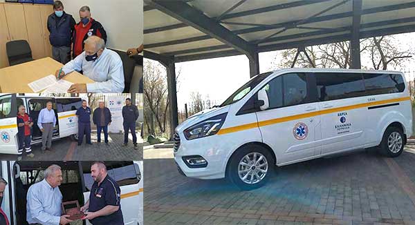 Όχημα πολλαπλών χρήσεων δώρισε ο όμιλος των ΕΛΠΕ στο ΕΚΑΒ Κοζάνης – Ιωάννης Παπαθανασίου: Θεωρούμε την χορηγία καθήκον