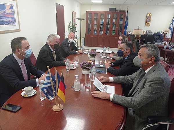 Συνάντηση Περιφερειάρχη Δ. Μακεδονίας Γ. Κασαπίδη με τον Πρέσβη της Ομοσπονδιακής Δημοκρατίας της Γερμανίας στην Αθήνα Ερνστ Ράιχελ