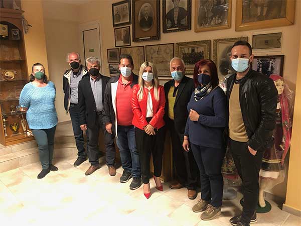 Συναντήσεις της Πίστης Κρυσταλλίδου και του Στράτου Ιορδανίδη με εκπροσώπους προσφυγικών σωματείων της Εορδαίας