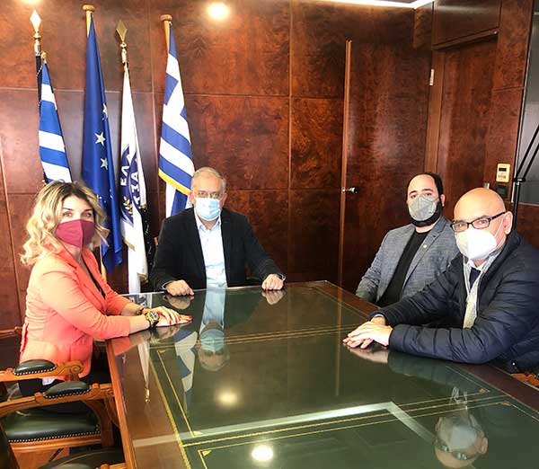 Συνάντηση αντιπροσωπείας της Γραμματείας Ποιότητας Ζωής και Εθελοντισμού της Νέας Δημοκρατίας με τον Υπουργό Προστασίας του Πολίτη Τάκη Θεοδωρικάκο