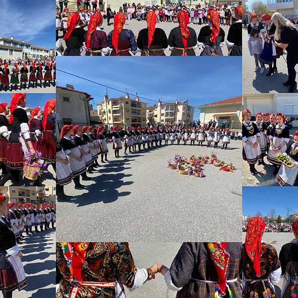 Οι Λαζαρίνες του Κρόκου στο 18ο Δημοτικό Σχολείο Κοζάνης