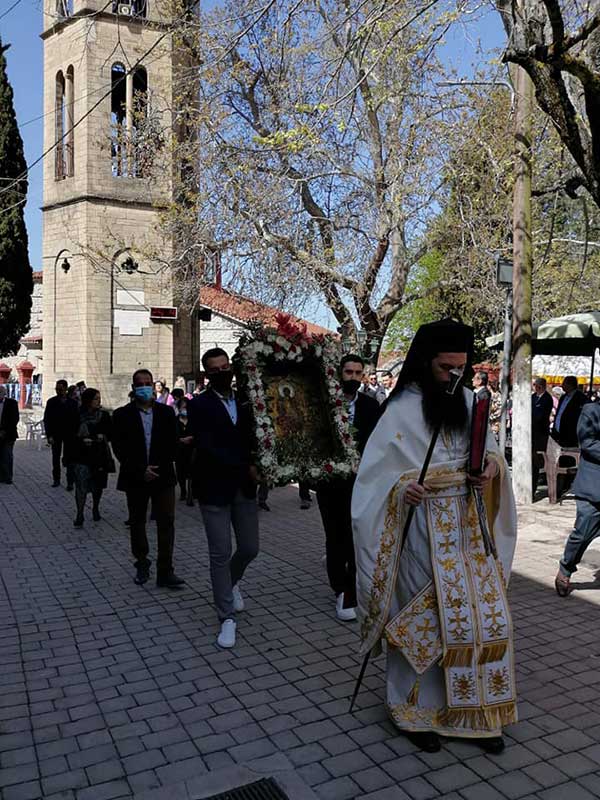 Με μεγαλοπρέπεια γιορτάστηκε ο προστάτης της Εράτυρας Άγιος Γεώργιος