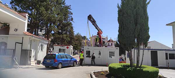 Αναδιαμόρφωση χώρου της νέας εισόδου του Μαμάτσειου Νοσοκομείου Κοζάνης