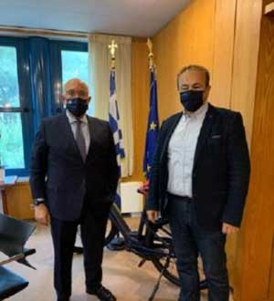 Ο κάθετος άξονας Φλώρινα – Πτολεμαΐδα στο επίκεντρο συνάντησης με τον Υφυπουργό Μεταφορών Μ. Παπαδόπουλο