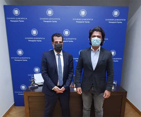 Συνάντηση του Βουλευτή Γρεβενών Α. Πάτση με τον Υπουργό Υγείας Θ. Πλεύρη για την προκήρυξη ιατρών στο Γ.Ν. Γρεβενών