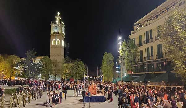 Ανάσταση στην κεντρική πλατεία της Κοζάνης