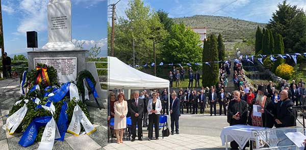 Πραγματοποιήθηκαν οι εκδηλώσεις μνήμης για τους εκτελεσθέντες της Μαρτυρικής Κοινότητας Ερμακιάς Δήμου Εορδαίας