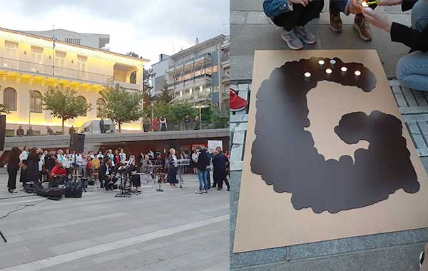 Ημέρα μνήμης της Γενοκτονίας στην κεντρική πλατεία της Κοζάνης