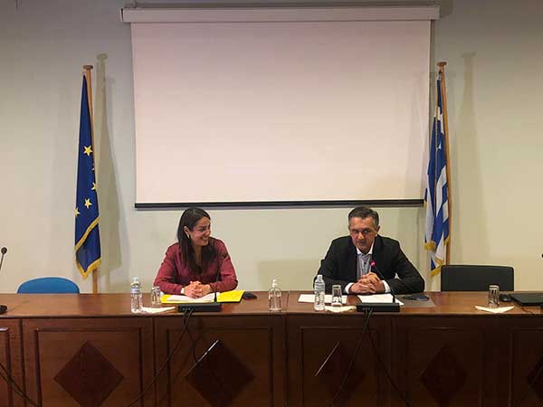 Συνάντηση Περιφερειάρχη Δυτικής Μακεδονίας Γιώργου Κασαπίδη με την Υφυπουργό Εργασίας και Κοινωνικών Υποθέσεων Δόμνα Μιχαηλίδου