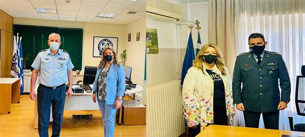 Στην Γενική Περιφερειακή Αστυνομική Διεύθυνση Δ.Μ. και στην Διεύθυνση Αστυνομίας Καστοριάς η Επικεφαλής του Γραφείου Μακεδονίας του Πρωθυπουργού Μαρία Αντωνίου