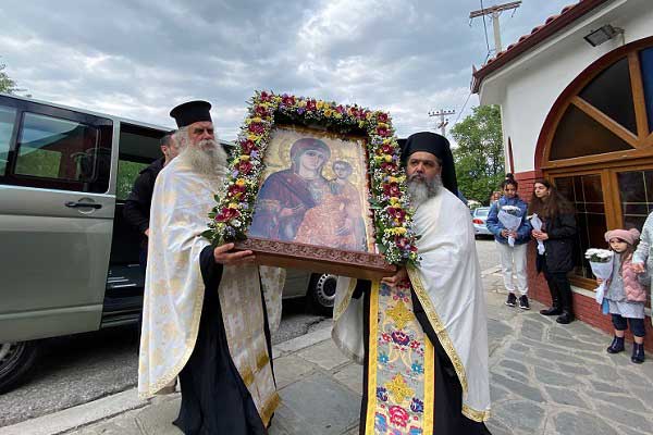 Η Καστοριά υποδέχθηκε την Παναγία την Γραμμουστιανή