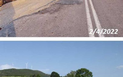 Η κατάσταση του τμήματος του δρόμου Ρυμνίου-Τριγωνικού μετά από 52 ημέρες από την προσωρινή(!) διακοπή κυκλοφορίας λόγω του κατολισθητικού φαινομένου…