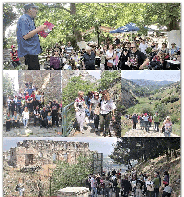 Φωτογραφίες από την σημερινή επίσκεψη γκρουπ Θεσσαλονίκης  στα Σέρβια και ξενάγηση στην Καστροπολιτεία
