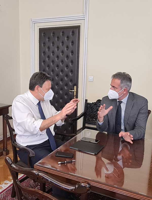 Στον Αναπληρωτή Υπουργό Οικονομικών, Θόδωρο Σκυλακάκη, ο Βουλευτής ΠΕ Κοζάνης Στάθης Κωνσταντινίδης