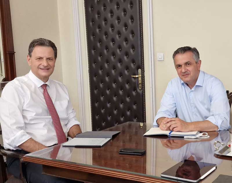 Με τον αναπληρωτή υπουργό Οικονομικών κ. Θεόδωρο Σκυλακάκη συναντήθηκε ο Περιφερειάρχης Δυτ. Μακεδονίας Γιώργος Κασαπίδης